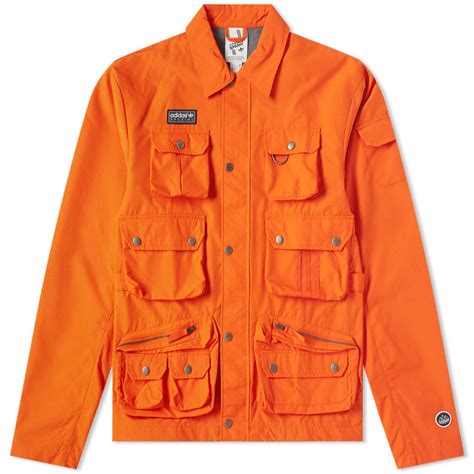 Adidas Spezial Adidas Spzl Wardour Military Jacket In Orange.